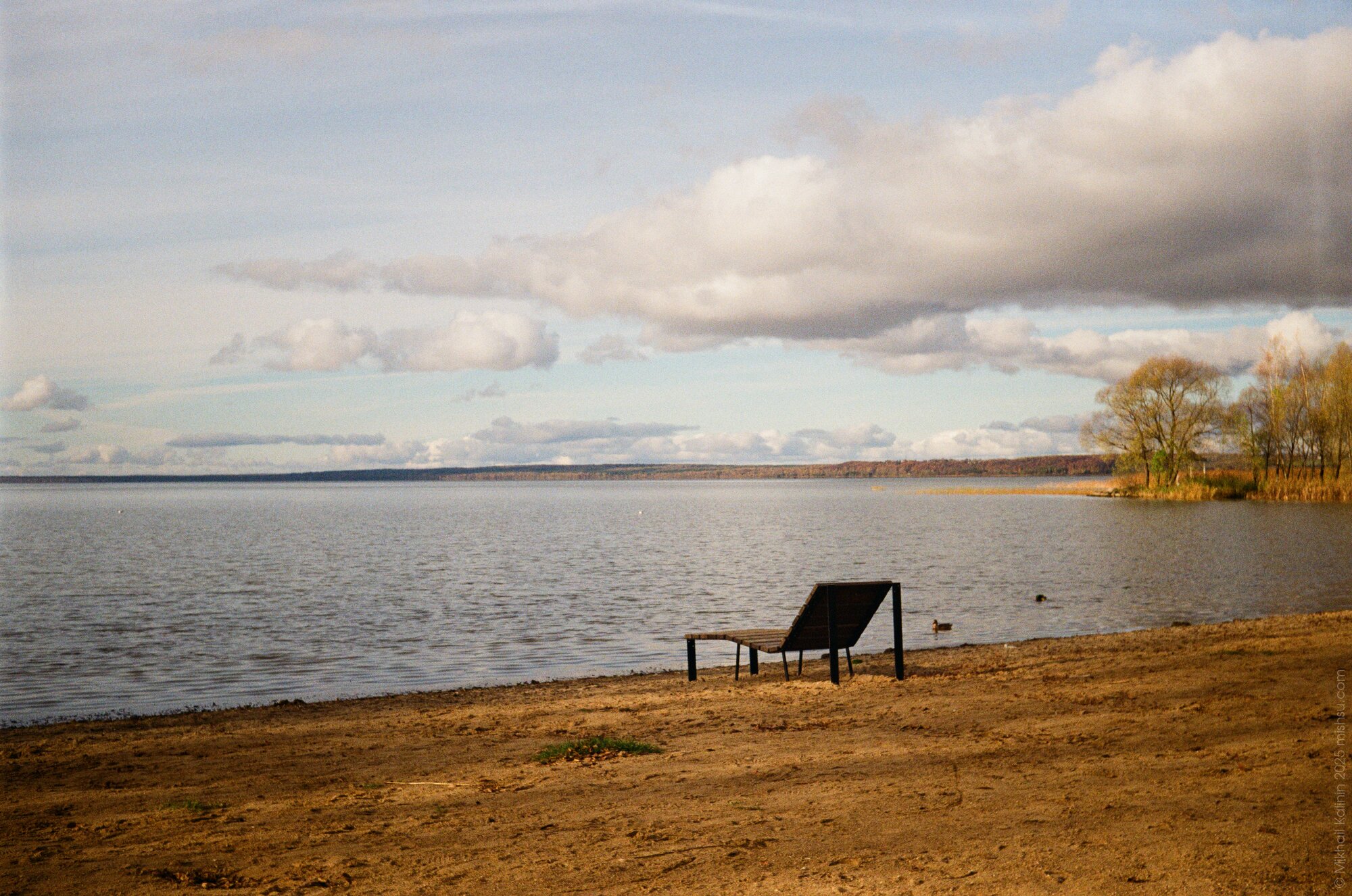 Chaise-longue by a lake, Pereslavl-Zalessky