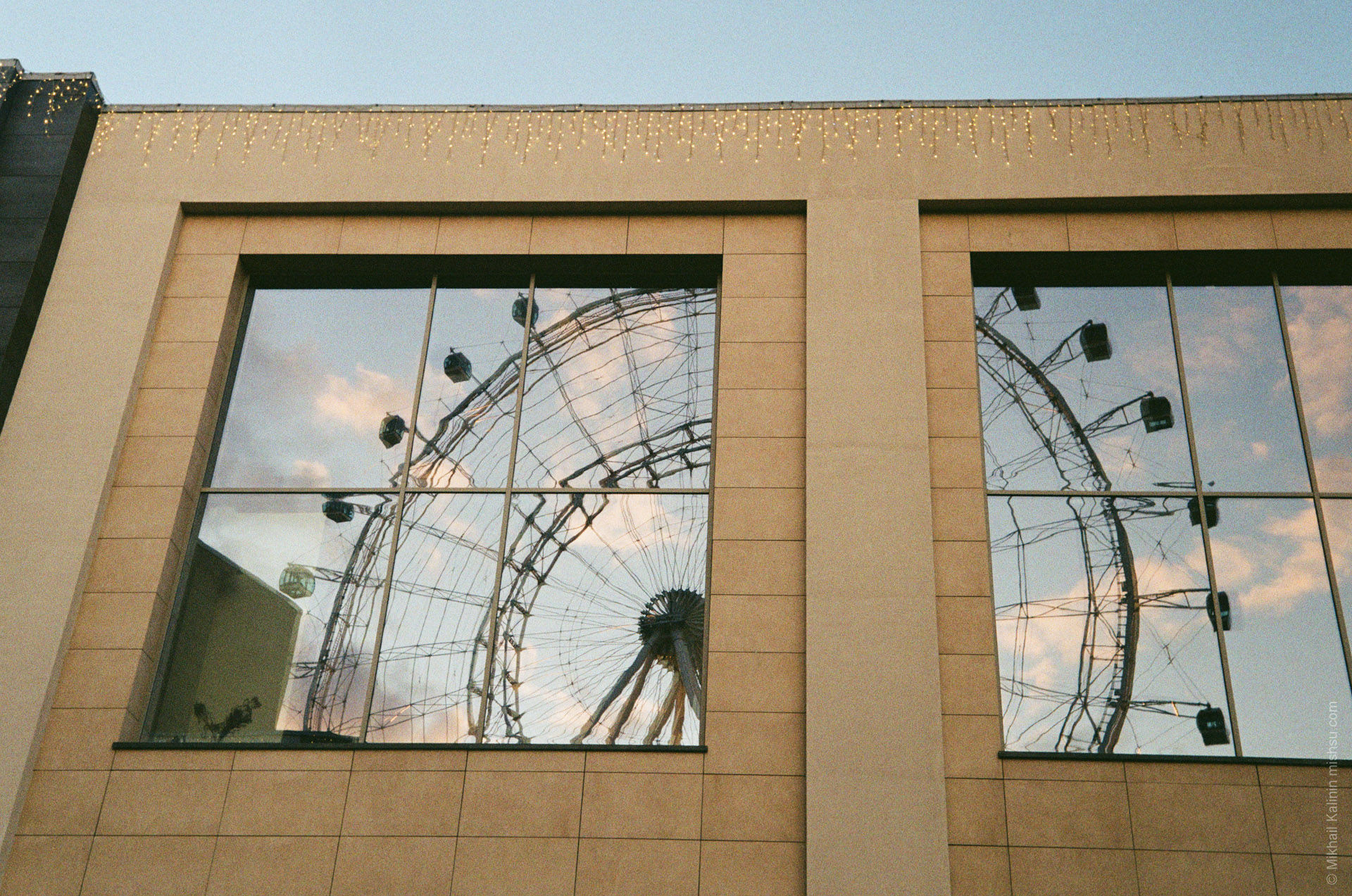 Reflection of a Ferris Wheel, Moscow