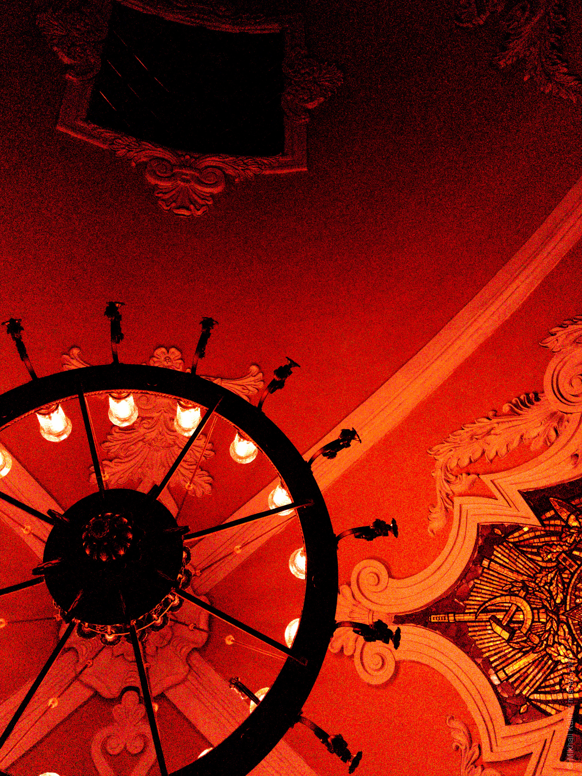 Moscow Metro Chandelier